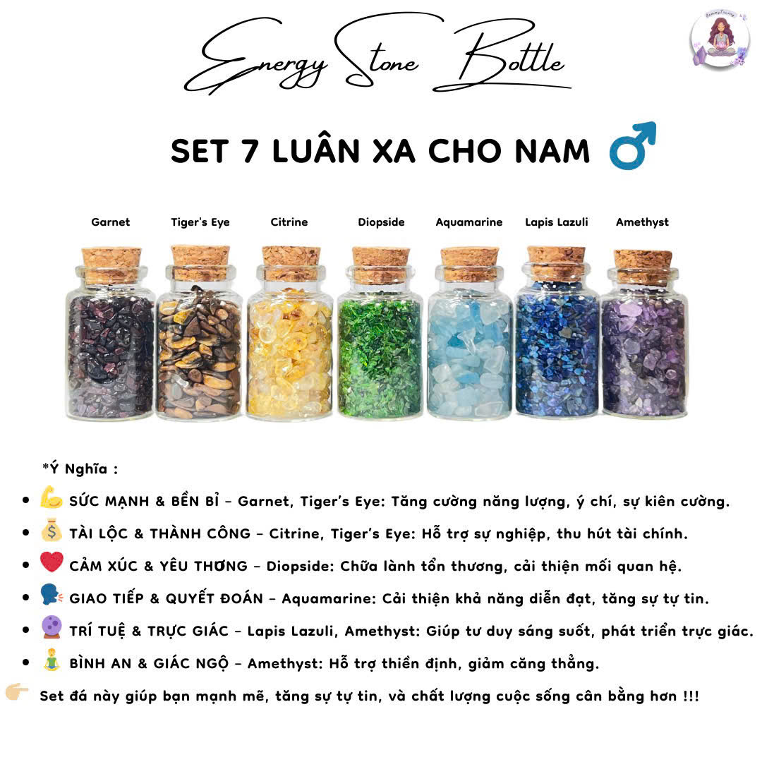 Set 7 Luân Xa Nam