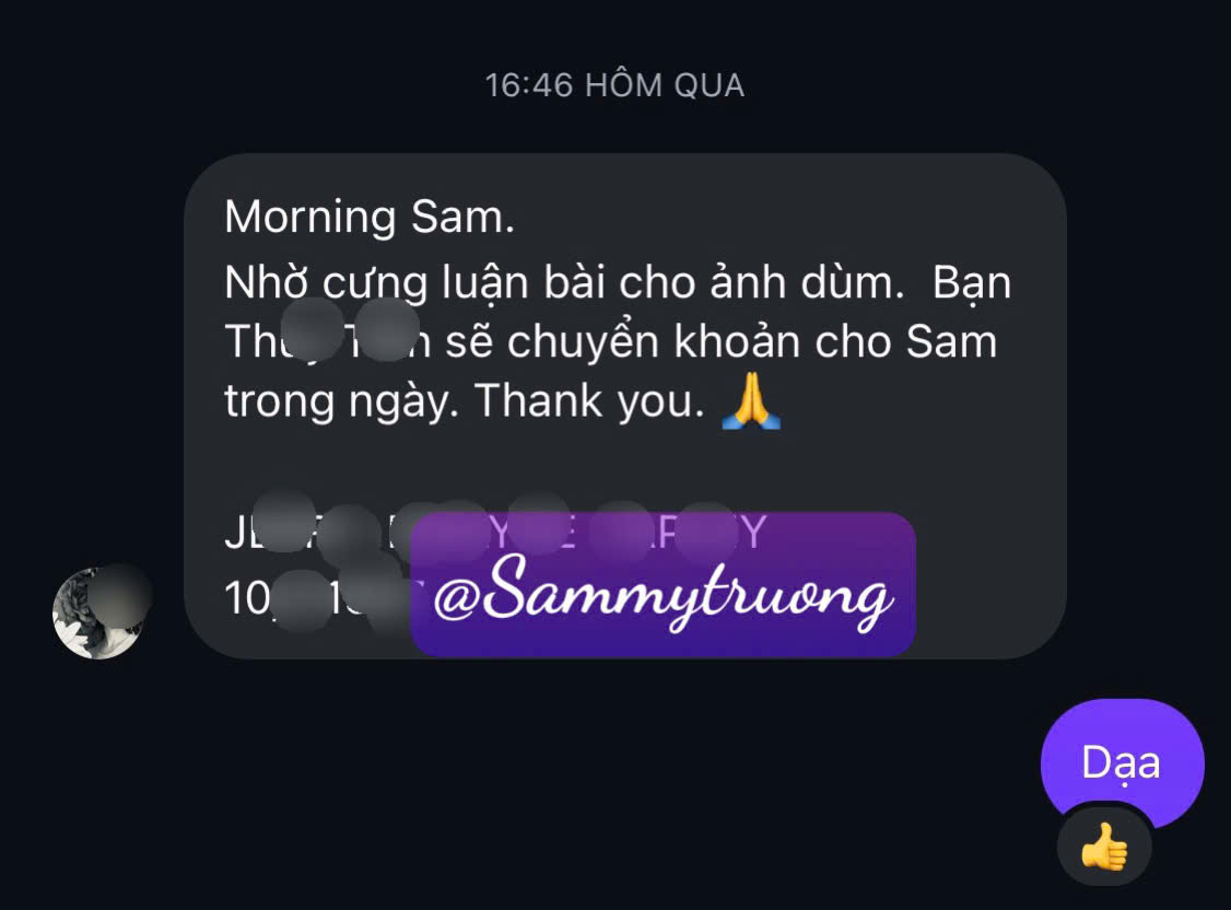 Phản hồi thực tế của khách hàng sau khi nhận bài luận giải